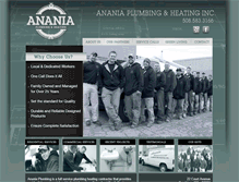 Tablet Screenshot of ananiaplumbing.com